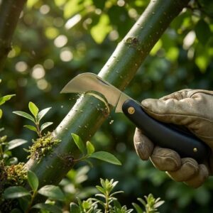 professional folding hawkbill knife | multi purpose electrician & foraging tool high impact polymer series